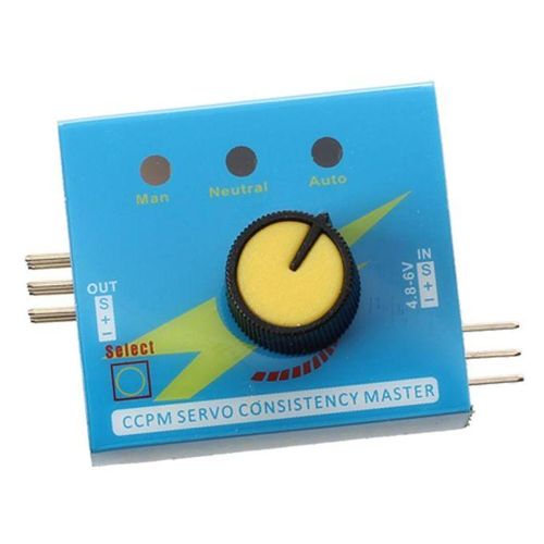Picture of Servo Tester Gear Test CCPM Consistency Master Checker 3CH 4.8-6V with Indicator Light(Blue)
