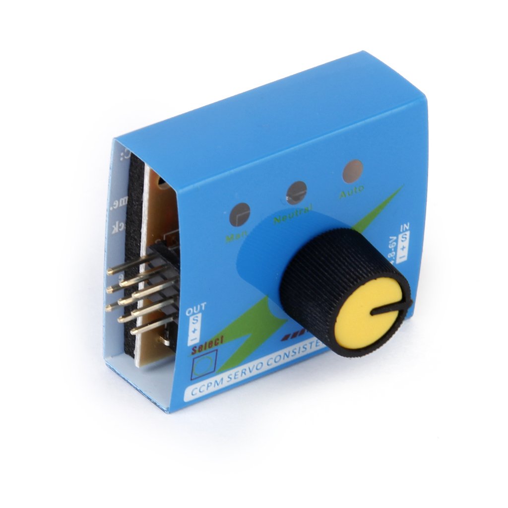 Picture of Servo Tester Gear Test CCPM Consistency Master Checker 3CH 4.8-6V with Indicator Light(Blue)