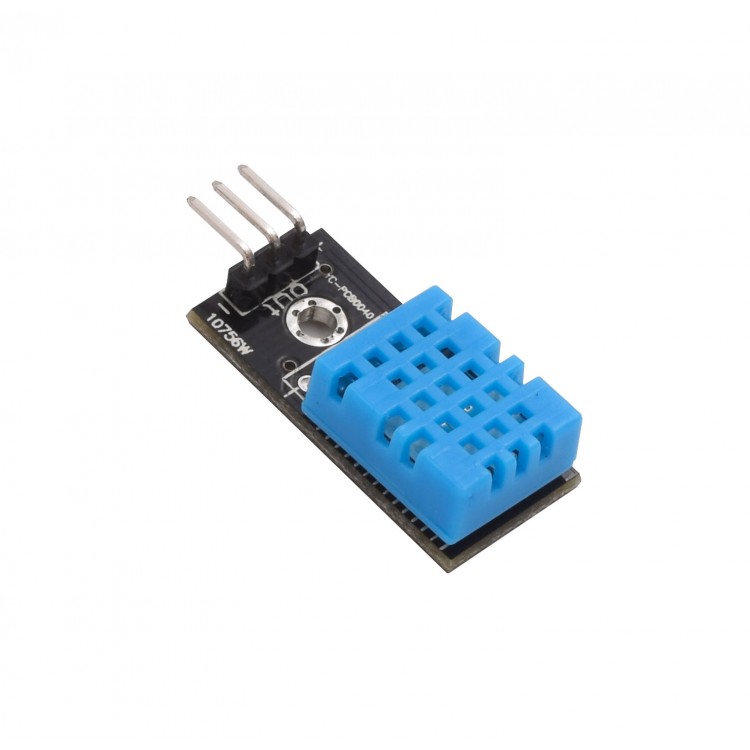 Picture of Dht11 Temperature And Relative Humidity Sensor Module for Arduino, Rasberry, Microcontroller(Black)