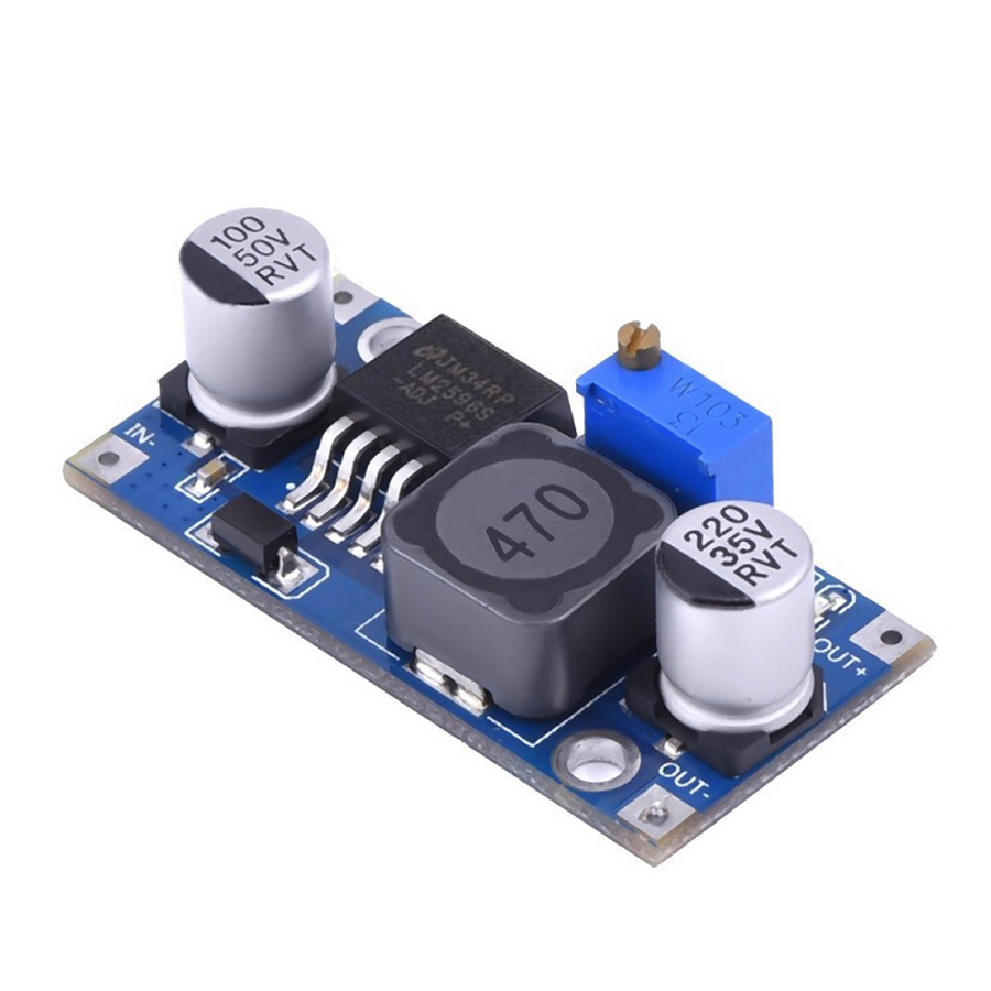 Picture of LM2596 DC-DC Buck Converter Step-Down Power Supply Module-1PC(Blue)