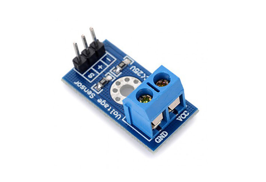 Picture of DC 0-25V Mini Voltage Detection Sensor Module For Arduino(Blue)