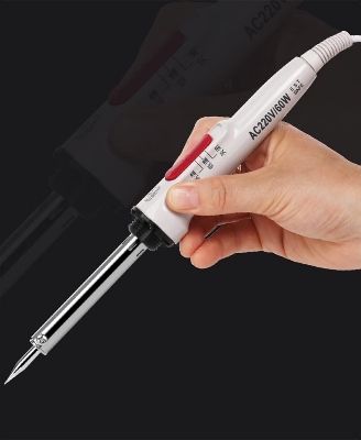 Picture of Soldering Iron Adjustable Temperature 220V 60W(White)
