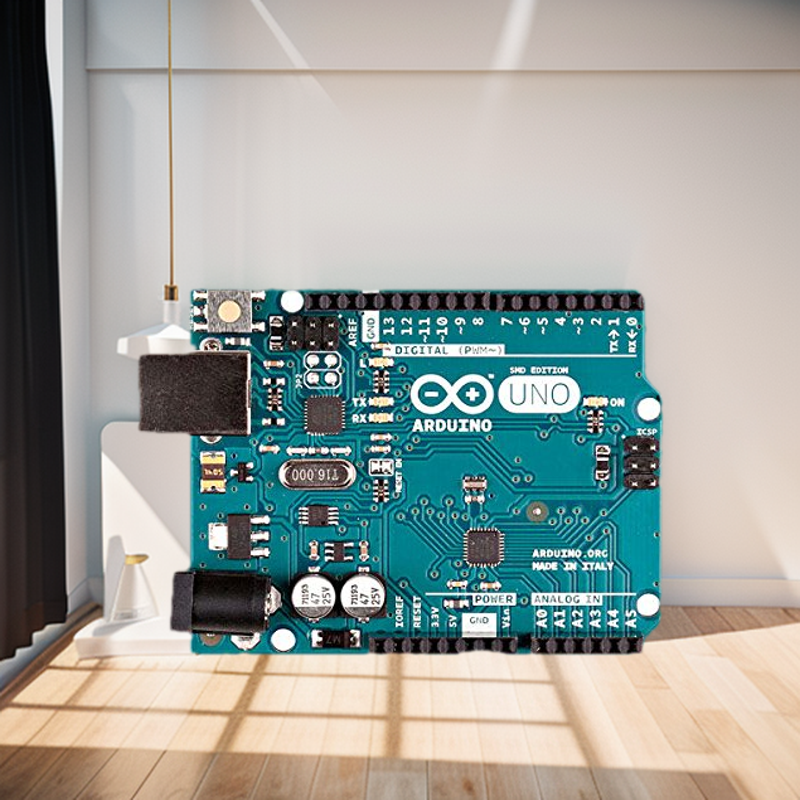 Picture of ARDUINO UNO REV3 SMD Original Made in Italy Official(Blue)