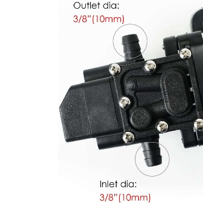 Picture of DC 12V 3A High Pressure Diaphragm Water Self Priming Pump 4 L/Min()