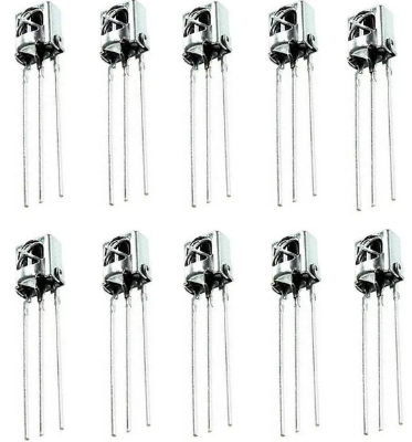 Picture of TSOP 1738 IR Receiver 3 Leg 38KHz Remote Control IR Infrared LED Receiver Head Photoelectric Switch For Remote TV CD Camera DIY 10 pcs(Multicolor)