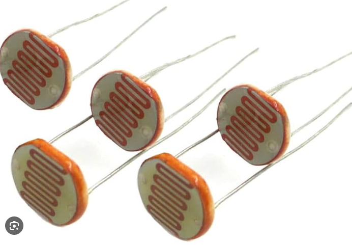 Picture of Light Dependent Resistors(LDR) for diy electronics project 4mm 5pcs(Multicolor)