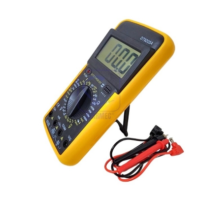 Picture of DT9205A 9205A Digital Multimeter DT9205A Voltage Ampere Ohm Meter Test Probe Extra Large Screen LCD Display Full Range Protection With Auto Power Off()