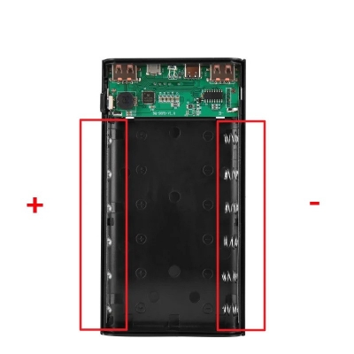Picture of Power Bank Battery Case 2.0 fast charging 18650X8 battery charger box for DIY Power Banks
