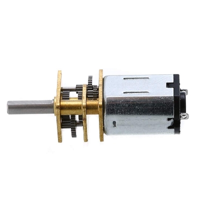 Picture of N20 12V DC Speed Reduction Gear Motor 200 RPM for DIY and Hobby projects(Grey)