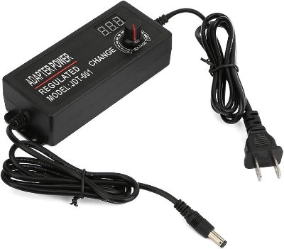 Picture of Adjustable Power Supply  3V-24V 3A  AC-DC Display(Black)