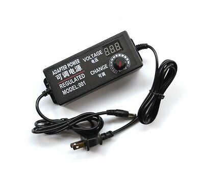 Picture of Adjustable Power Supply  3V-24V 3A  AC-DC Display(Black)