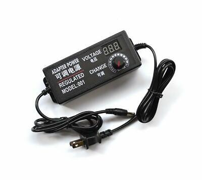 Picture of Adjustable Power Supply  3V-24V 3A  AC-DC Display(Black)