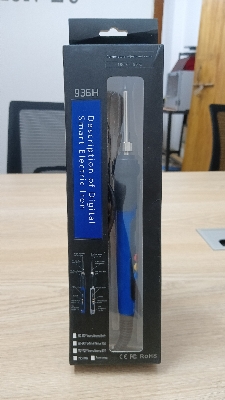Picture of Temperature Adjustable soldering iron 60watt 180°-480° smart soldering iron(Blue)