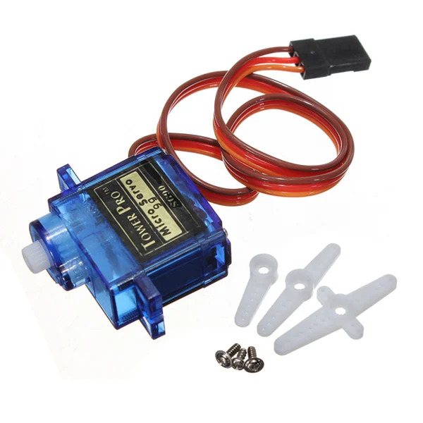 Picture of 360 degree SG90 servo 9g Tower Pro for Arduino and DIY projects(Blue)