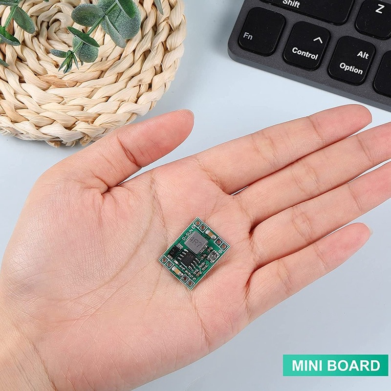 Picture of Mini DC-DC Buck Converter MP1584EN Adjustable Supply Module 24V to 12V 9V 5V 3V Reduced Voltage Regulator(Green)