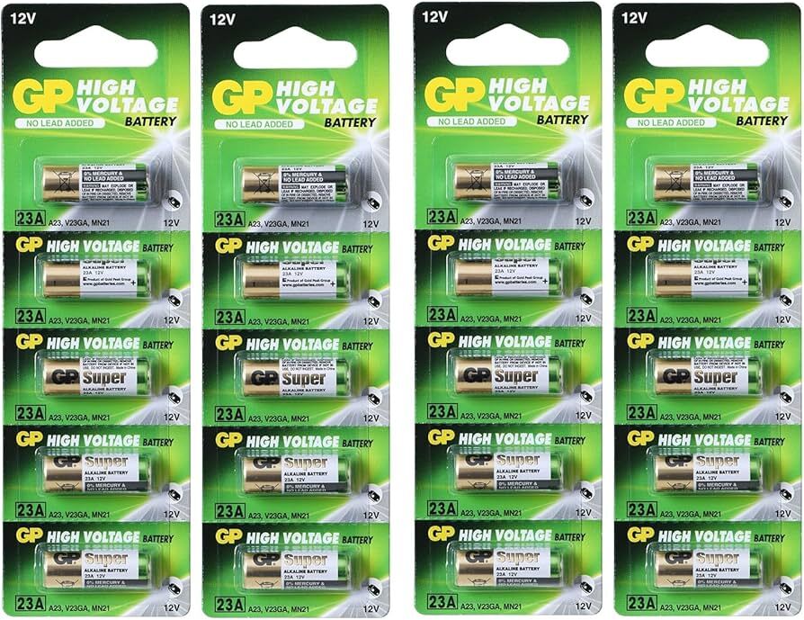Picture of 12v 23a Gold Peak High Voltage Alkaline Battery (23A, V23GA, MN21)(Gold)