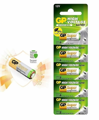 Picture of 12v 23a Gold Peak High Voltage Alkaline Battery (23A, V23GA, MN21)(Gold)