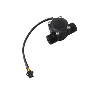 Picture of Zcryx Water flow sensor flowmeter Hall flow sensor Water control 1-30L/min 2.0MPa(Black)
