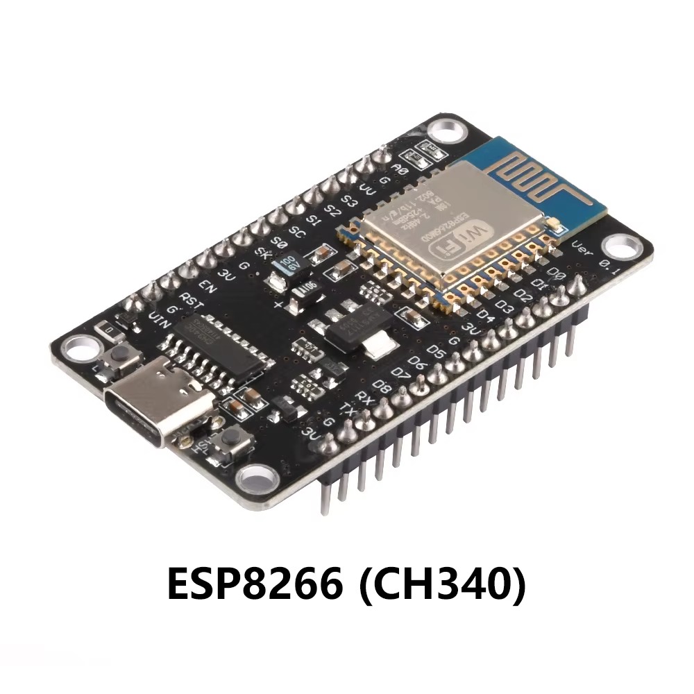 Picture of ESP8266 Development Board CH340 Type-C WiFi Module NodeMCU Lua ESP8266 V3 Lolin(Black)