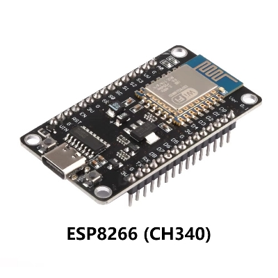 Picture of ESP8266 Development Board CH340 Type-C WiFi Module NodeMCU Lua ESP8266 V3 Lolin(Black)