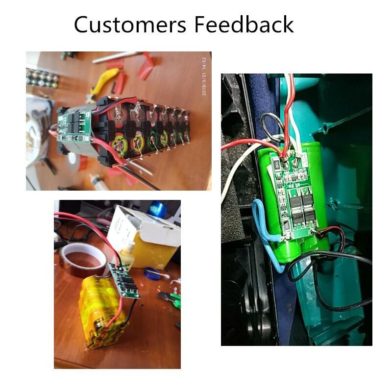 Picture of 2S 20A 7.4V 8.4V 18650 Li-ion Lithium protection board/BMS board Balanced(Green)