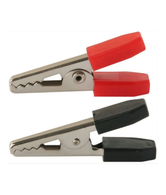 Picture of Crocodile Clip for Electronics and DIY projects- 5 pair(Black)