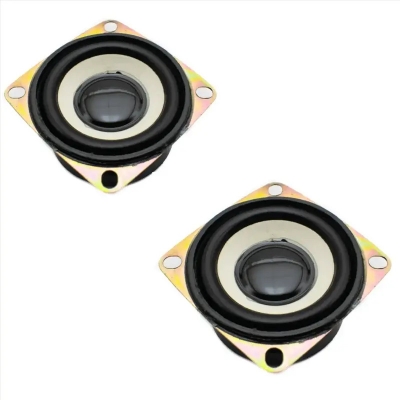 Picture of 1PCS 4 Ohm 3 Watt Rubber Cone Square Speaker DIY Speaker(Black)
