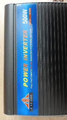 Picture of 500W Power Inverter 12V DC to 220V AC - High-Efficiency Portable Power Converter(Black)