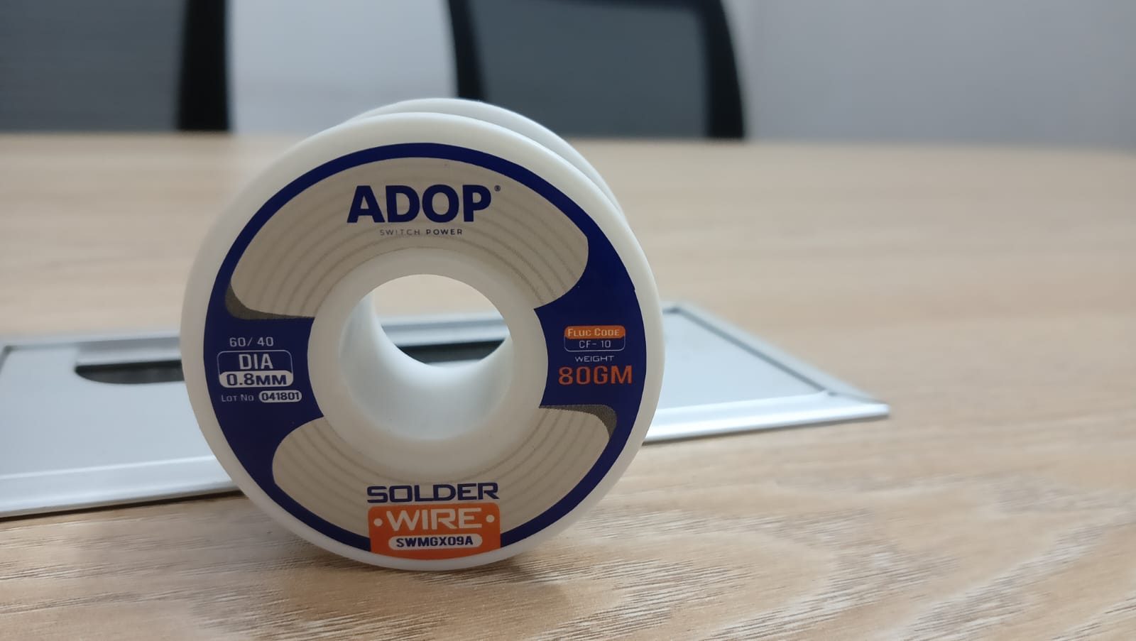 Picture of 80gmSolder Wire  Rosin Core - 60/40 Tin-Lead, 0.8mm Diameter(Silver)