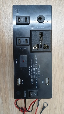 Picture of 12V DC to 220V AC Converter Inverter 100 Watt with 5v usb output(Black)