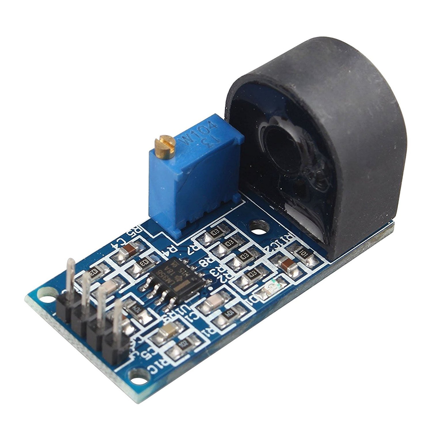 Picture of ZMCT103C Current Transformer 5A AC Current Sensor Module(Blue)