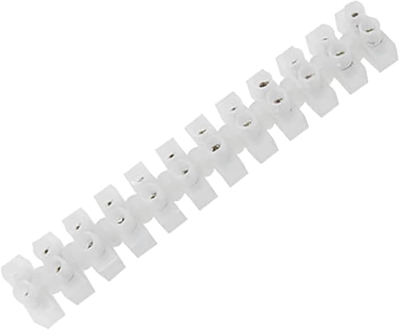 Picture of Terminal Block Connector Strip 16 A 12 way wire connector(White)