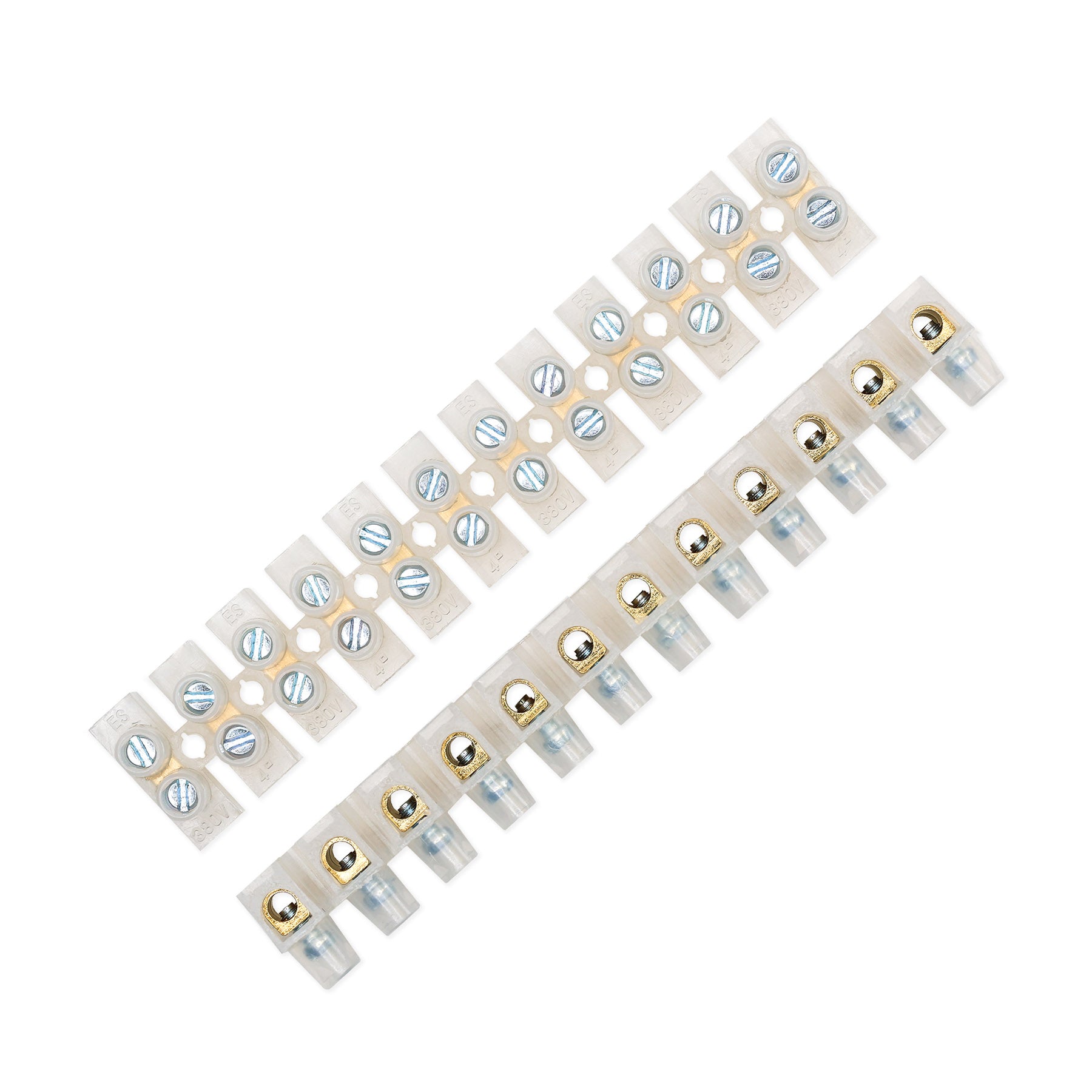 Picture of Terminal Block Connector Strip 16 A 12 way wire connector(White)