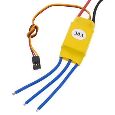Picture of 30A ESC for Brushless Motors | Speed Controller for Drones & RC Vehicles(Yellow)