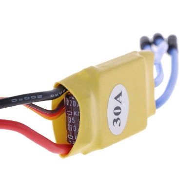 Picture of 30A ESC for Brushless Motors | Speed Controller for Drones & RC Vehicles(Yellow)