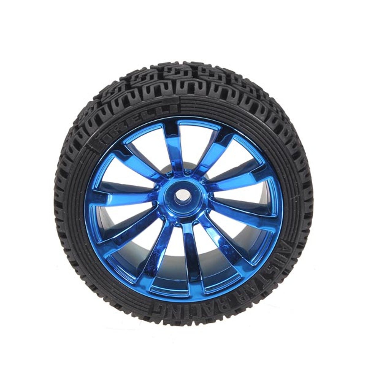 Picture of 80mm Rubber Wheel – For RC Cars & Robotics Applications(Blue)