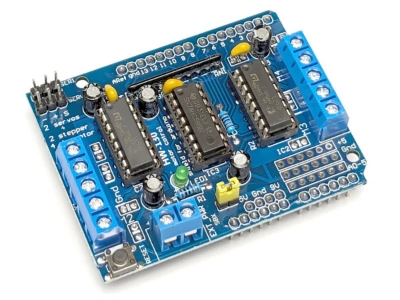 Picture of L293D Dc Motor/Steeper Motor Driver Servo Shield(Blue)