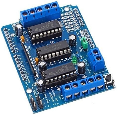 Picture of L293D Dc Motor/Steeper Motor Driver Servo Shield(Blue)