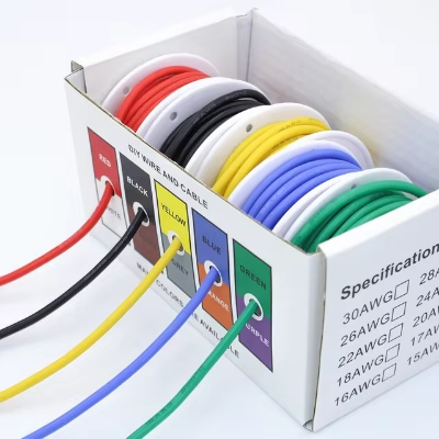 Picture of Silicone Wire 16AWG 16 Gauge Flexible Tinned Copper Wire -1ft