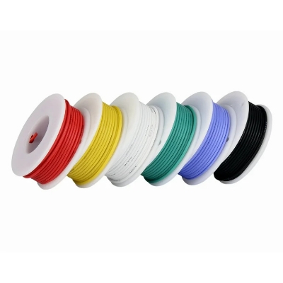 Picture of Silicone Wire 30AWG 30 Gauge Flexible Tinned Copper Wire -1ft