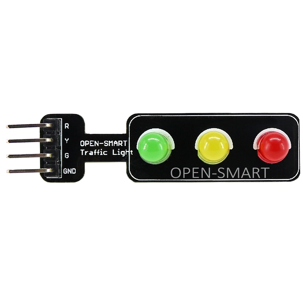 Picture of 5V Mini LED Traffic Signal Display Module(Black)