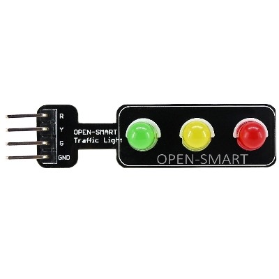 Picture of 5V Mini LED Traffic Signal Display Module(Black)