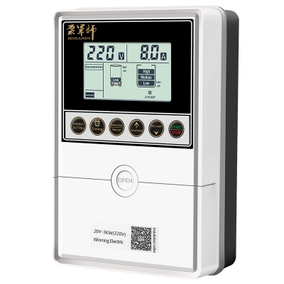 Picture of 3HP 220V Intelligent Water Pump Controller Dry Run Protection & Automated Operation(White)