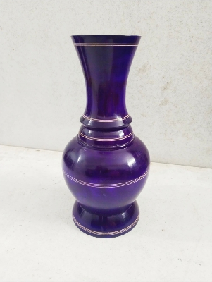 Picture of Hand Made Wooden colorful flowers Vase/Fuldani  - Flower Vase( 9 inch )