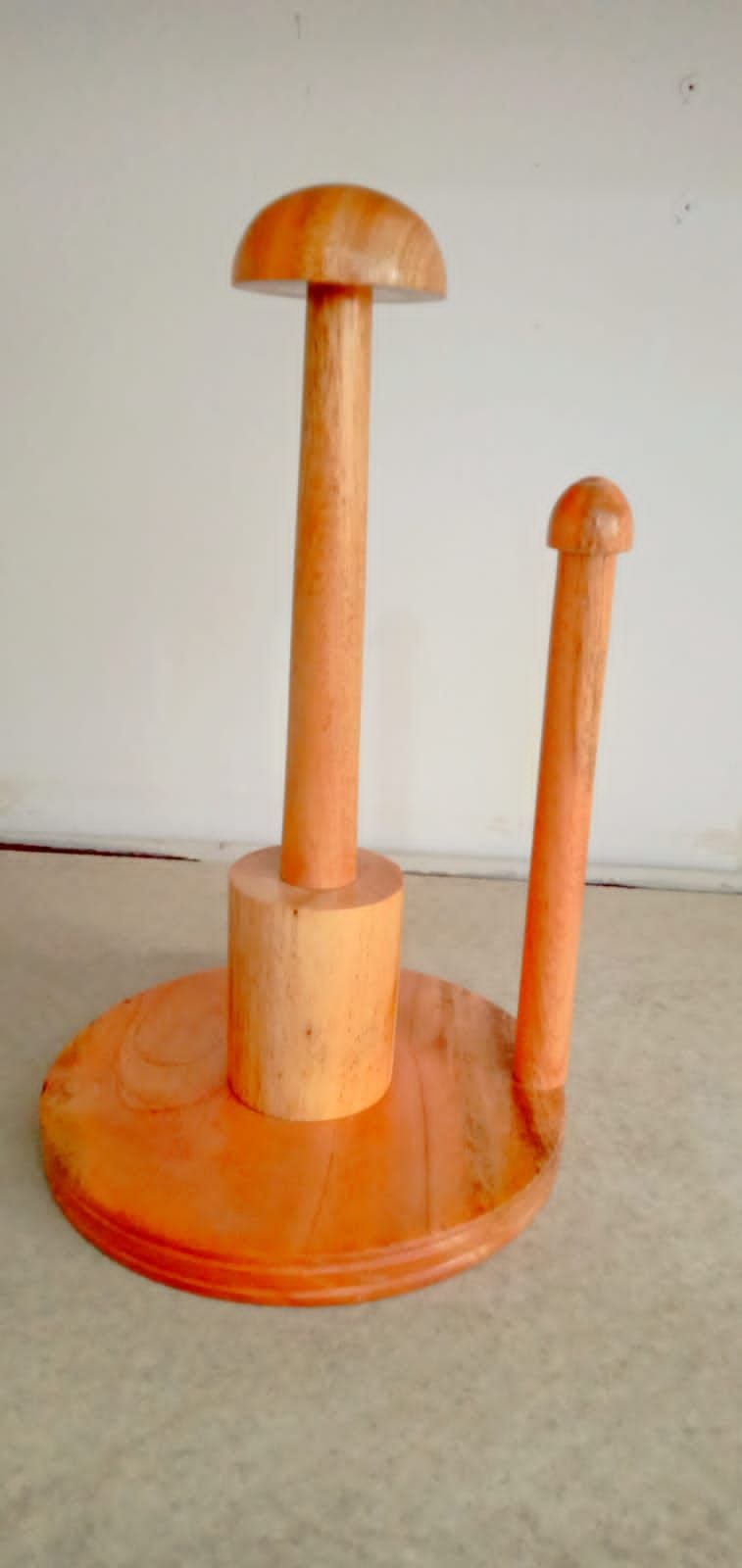 Picture of Wooden Kitchen Tissue Holder টিস্যু -Brown MEHGONI  WOOD - Multicolor