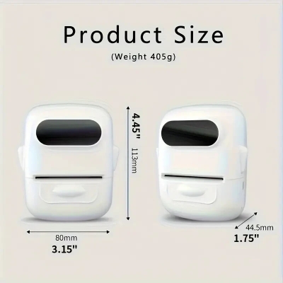 Picture of Marklife P50 Smart Rechargeable Bluetooth Label Printer for Home & Office(White)