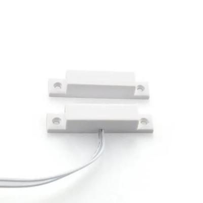 Picture of Magnetic Reed Switch Door Sensor with Wire MC-38A Surface-Mount Magnetic Alarm Sensor(White)