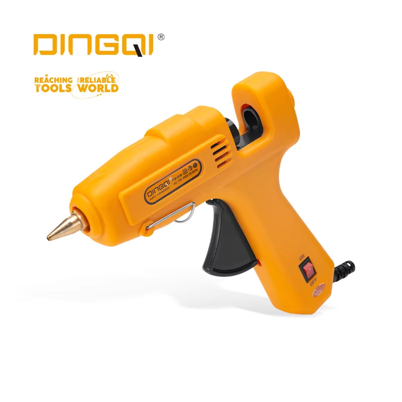 Picture of DingQi Professional 100W Glue Gun – Heavy Duty Hot Melt Tool(Orange)