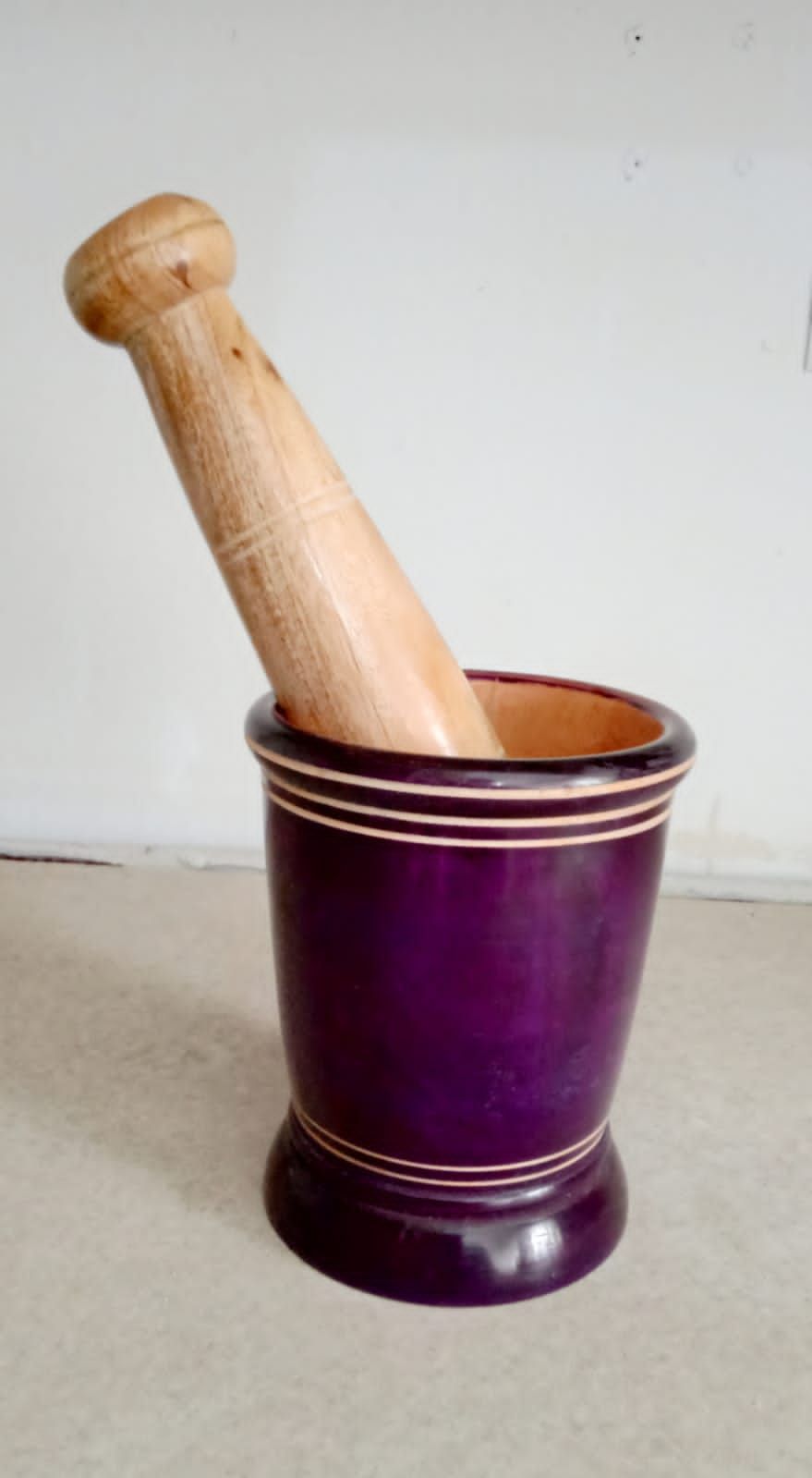 Picture of COLORFUL 5 INCH WoodEen hand made Hamandista big size  Kitchen Accessories - Kitchen Accessories - Multicolor