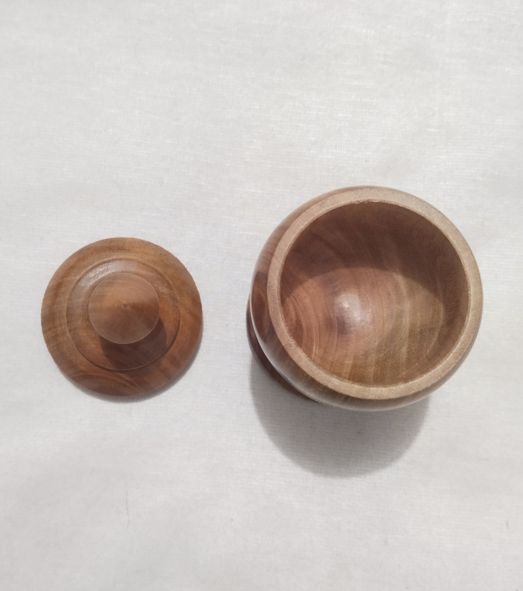 Picture of WOODEN VERMILION CONTAINER ,pot - Not Specified